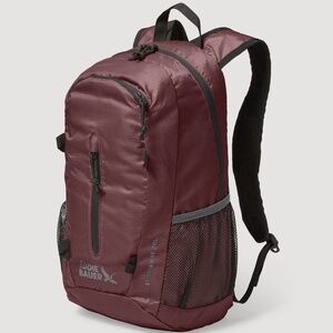 Eddie Bauer Stowaway Packable 20L Backpack in Black Cherry